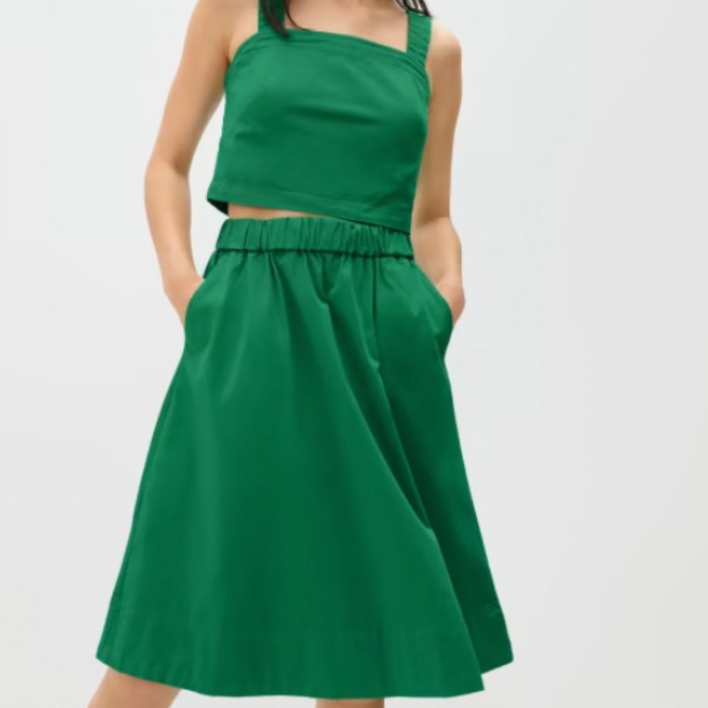 Everlane The Easy Skirt in Green